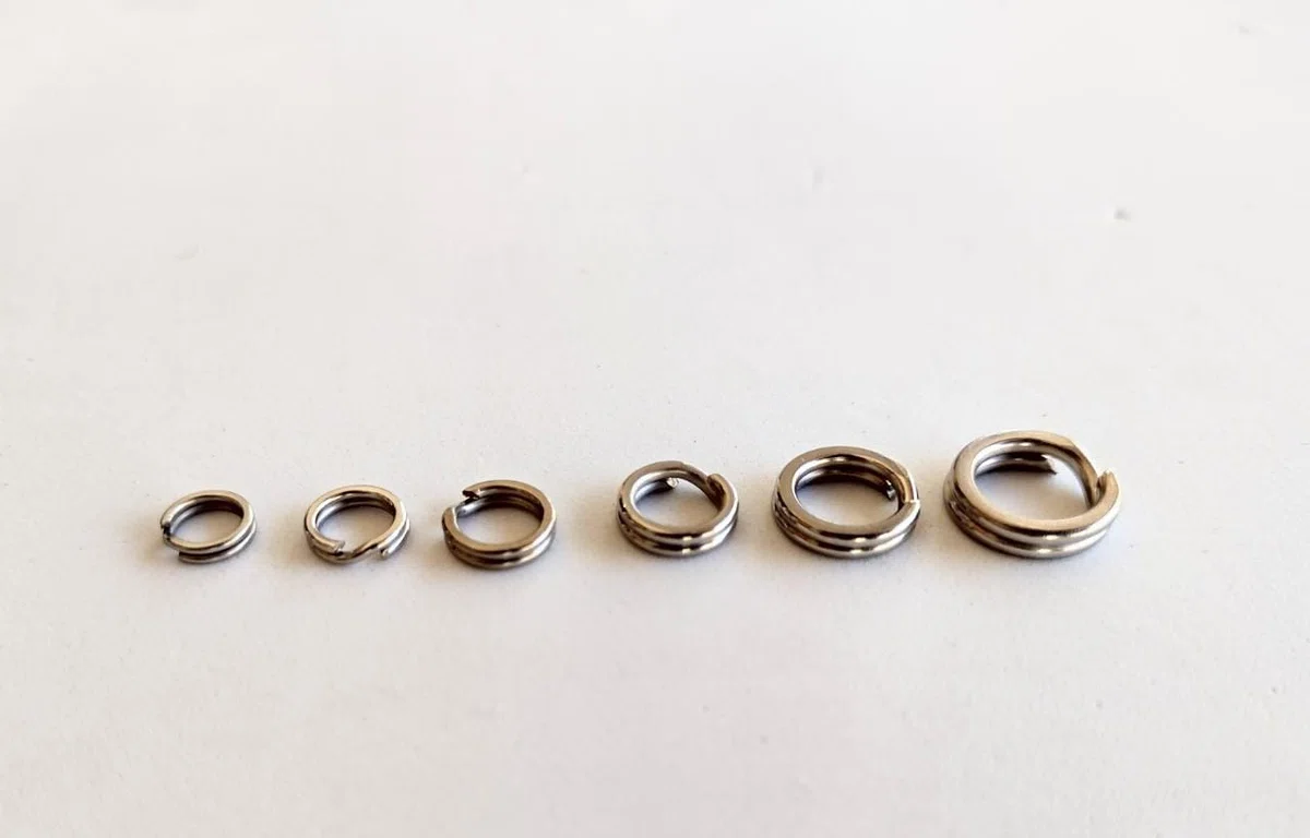 Aros de Acero para Anzuelo Triple