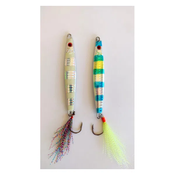Señuelo FTK Jigging de 65 gr. Rayas